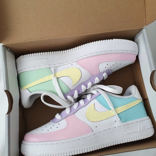 Nike Air Force 1 'pastel Paradise' - Etsy Singapore