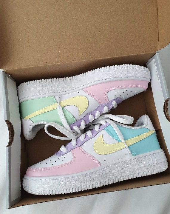 Air Force 1 'pastel Paradise' - Etsy