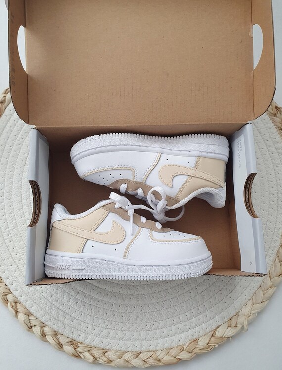 Nike Air Force 1 Latte Macchiato ENFANT Etsy Canada
