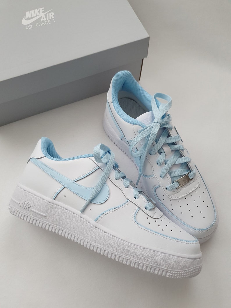 Nike Air Force 1 'baby Blue' - Etsy