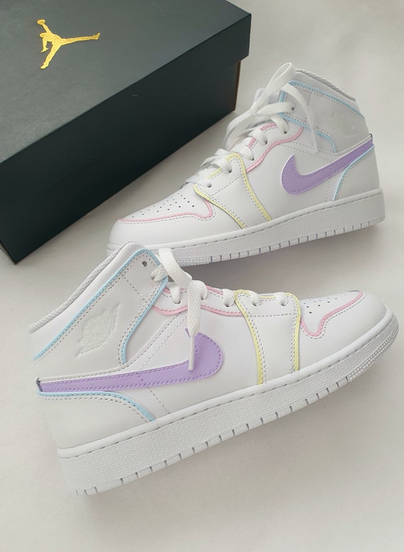 Jordan 1 Mid 'pastel Colors' - Etsy