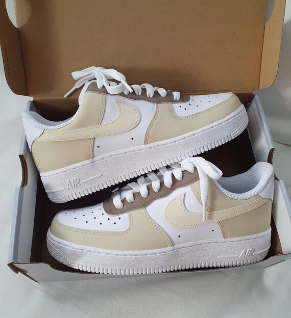 Nike Air Force 1 'crème De La Crème' Youth Size. | Etsy