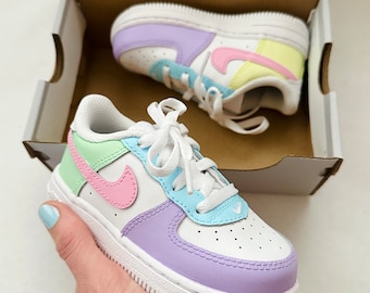 Nike Air Force 1 'Pastel Rainbow' Kids