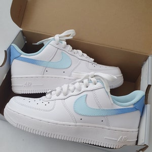 Nike Air Force 1 'Blue Faded Swoosh'