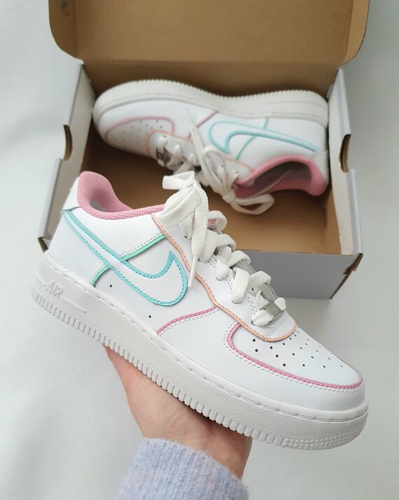 staan Frank cafe Nike Air Force 1 'candy' - Etsy