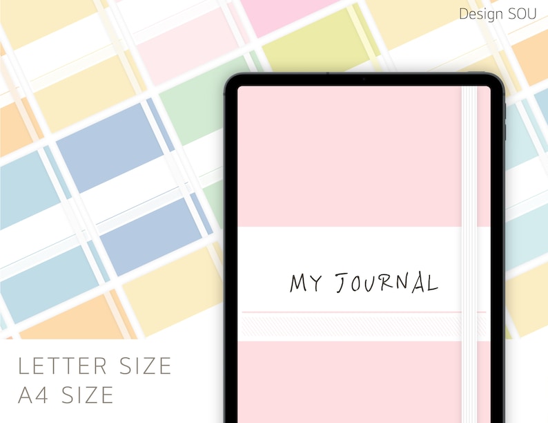 10 Digital Notebook Cover Goodnote Notability Template A4 + Letter