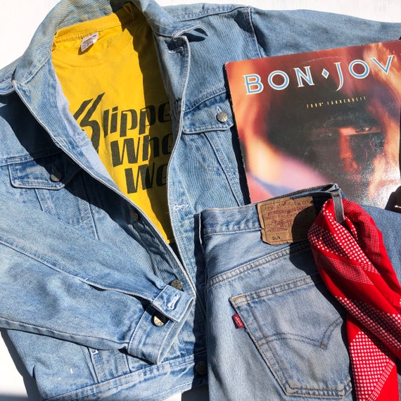 ジャケット・アウター vintage  Hilfeg denim jacket TRENDWAVE SPORTSWEAR Cotton-Washed Vintage Denim Varsity