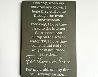 Grey Family Wooden Sign