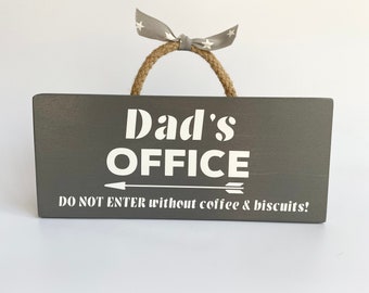 Personalized Home Office Sign: Handmade Wooden Do Not Disturb Decor