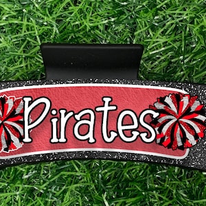 Red & Black Claw Clip Sublimation Designs (Digital Download)