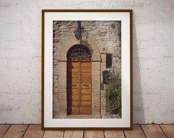 Doors of Assisi, Umbria | Italy Travel Photo Prints for download | Italian Series Nº6 | Perfect to decorate your house or your Airbnb/STR