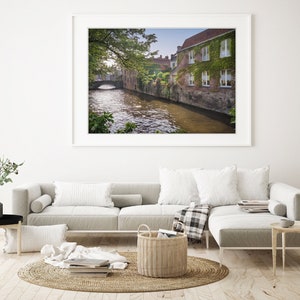 Belgium Channels Nº4, Photo Series. Fine Art Photography Print.