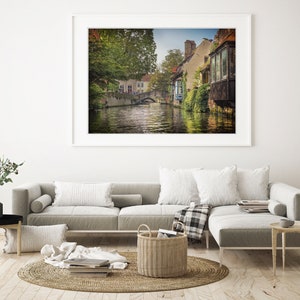 Belgium Channels Nº8, Photo Series. Fine Art Photography Print.