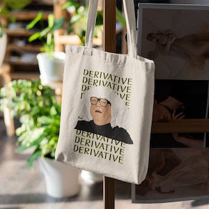 It&#39;s always sunny in Philadelphia Frank Reynolds Ongo Gablogian &quot;Derivative&quot; Tote Bag Black Tote Bag its always sunny in philadelphia