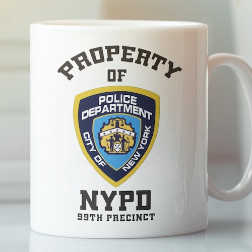 Brooklyn Nine Nine Property of the NYPD 99TH Precinct Mug Etsy UK