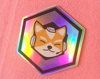 Fox McCloud Chibi Holographic Sticker