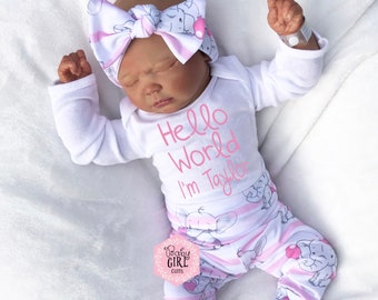 baby girl coming home outfit spring