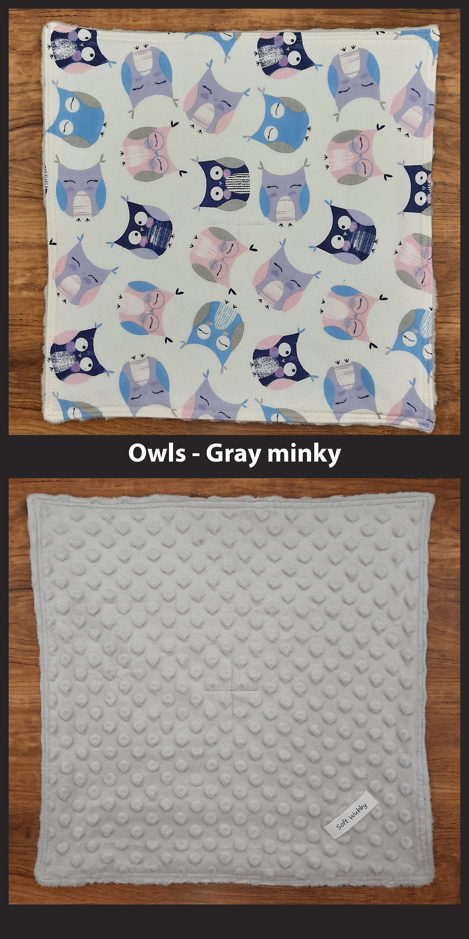 Soft Wubby™/owls/boy Girl Twins/lovey/security Blanket/baby Etsy