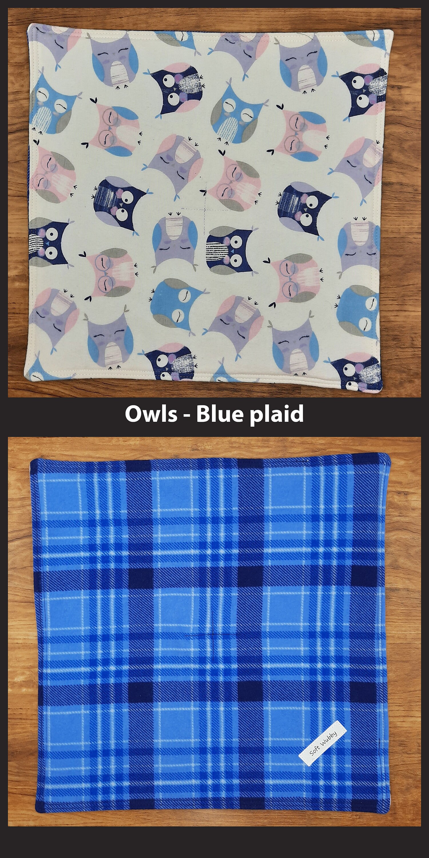 Soft Wubby™/owls/boy Girl Twins/lovey/security Blanket/baby Etsy