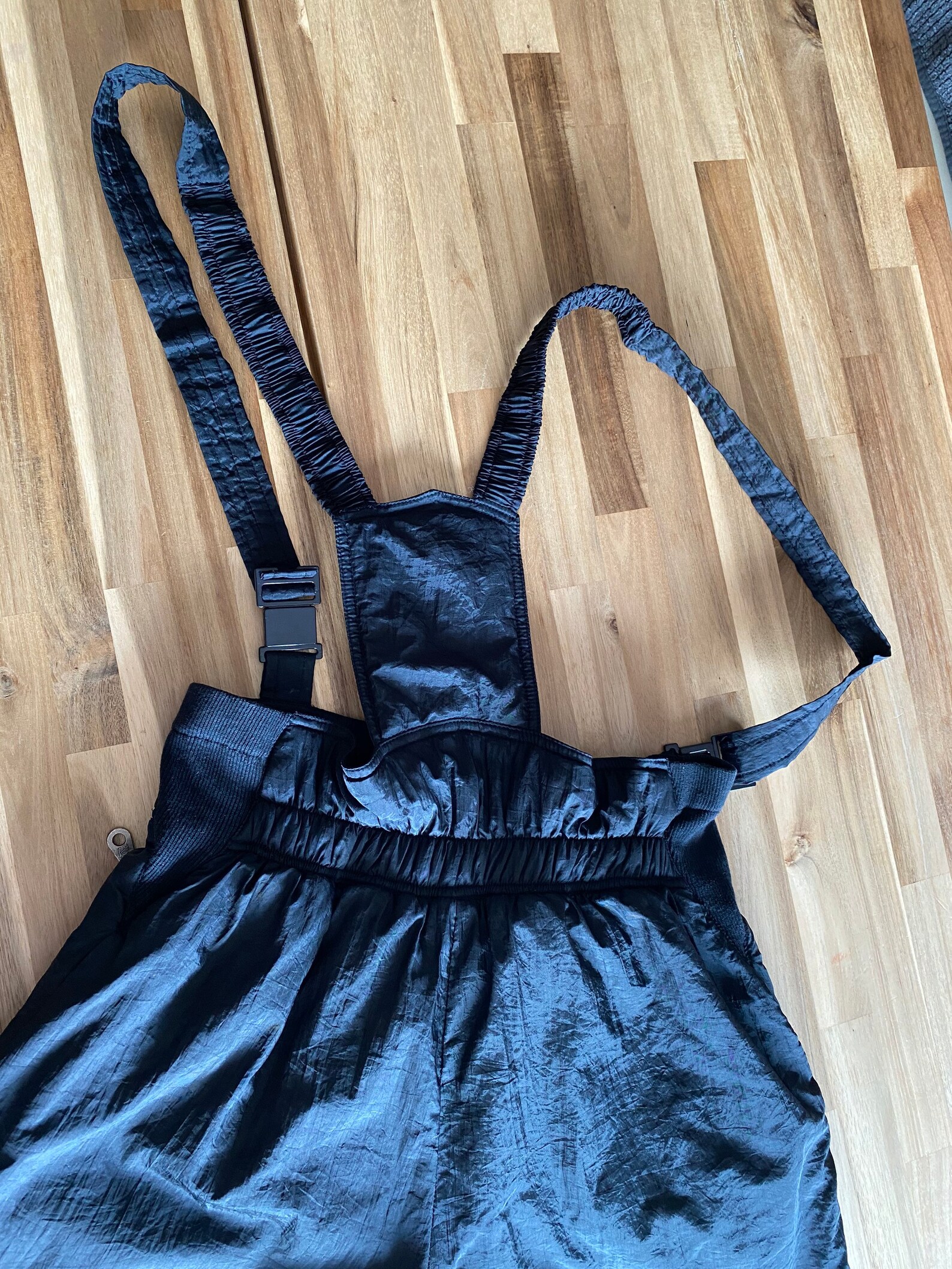 Rodeo Ladies retro bib ski salopettes trousers size 1 black | Etsy