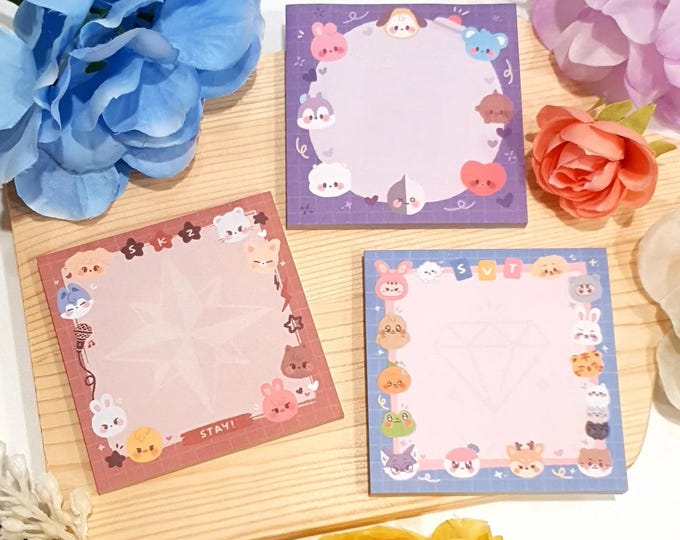 Kpop Sticky Notes - SKZ SVT BT2l