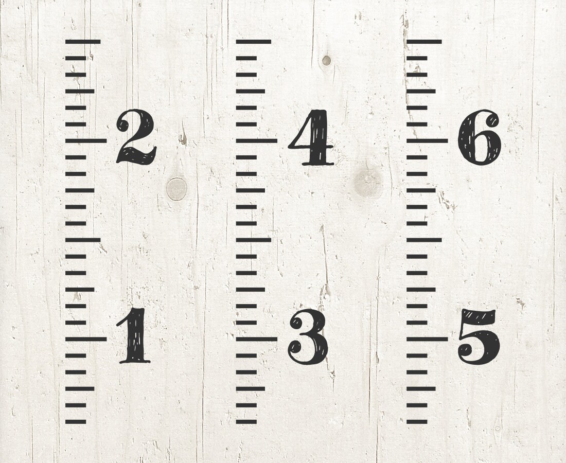 Growth Chart SVG Growth Ruler Svg Wall Ruler Svg Growth Etsy