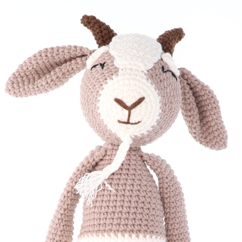 Yarn and Colors Crochet Amigurumi Pattern PDF Gus Goat image 6