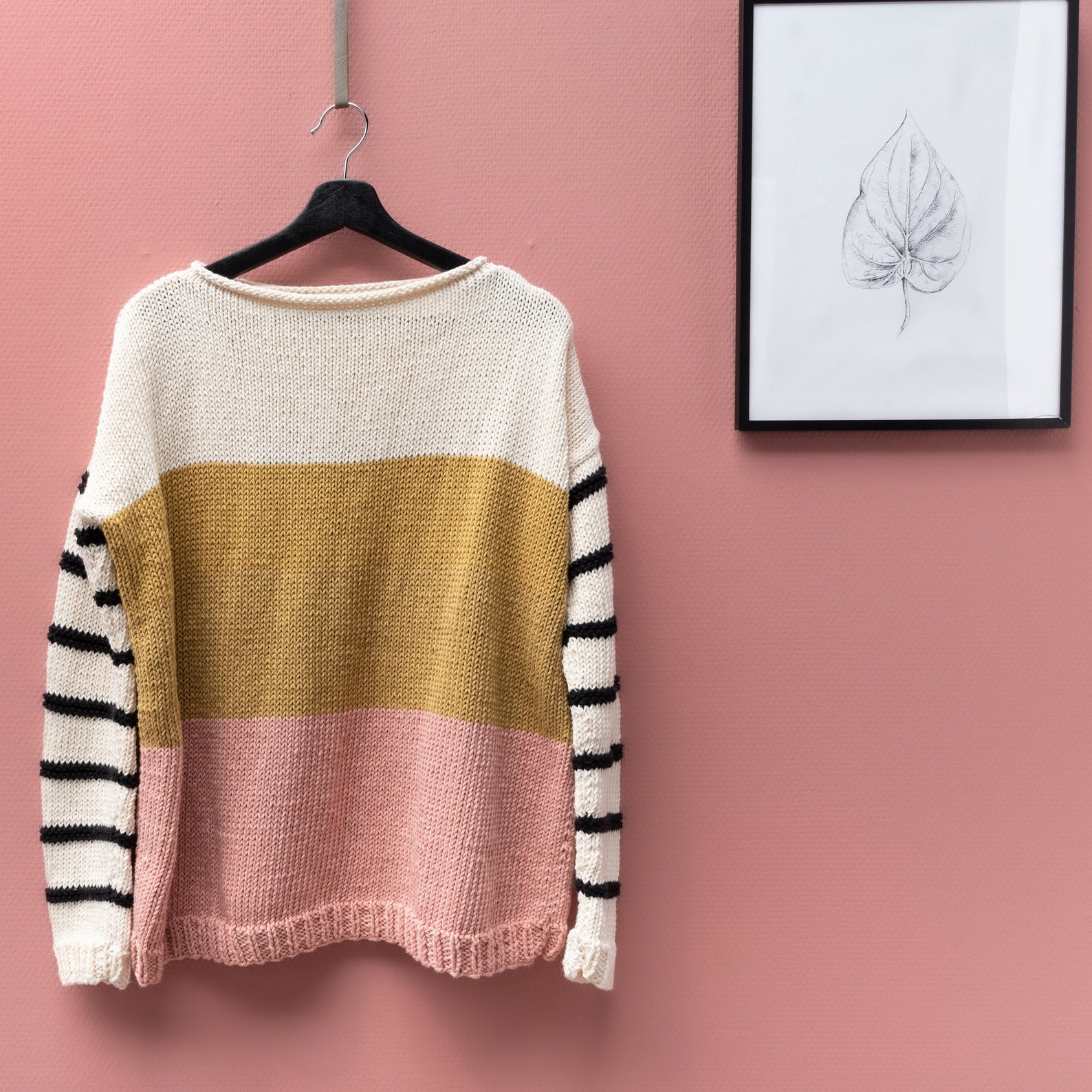 Yarn and Colors - Knitting Sweater Pattern PDF - Striped Jumper Color ...