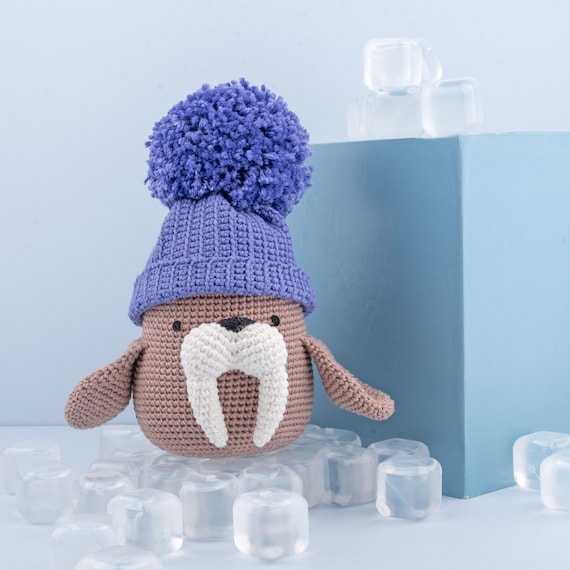糸と色 - かぎ針編みのあみぐるみパターン PDF - Wally Walrus - Etsy 日本