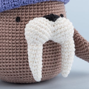 Yarn and Colors Crochet Amigurumi Pattern PDF Wally Walrus image 4