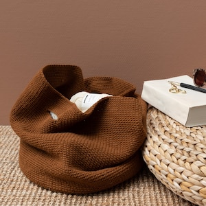 Fils et couleurs - Patron de sac au crochet PDF - Slouchy Pouch