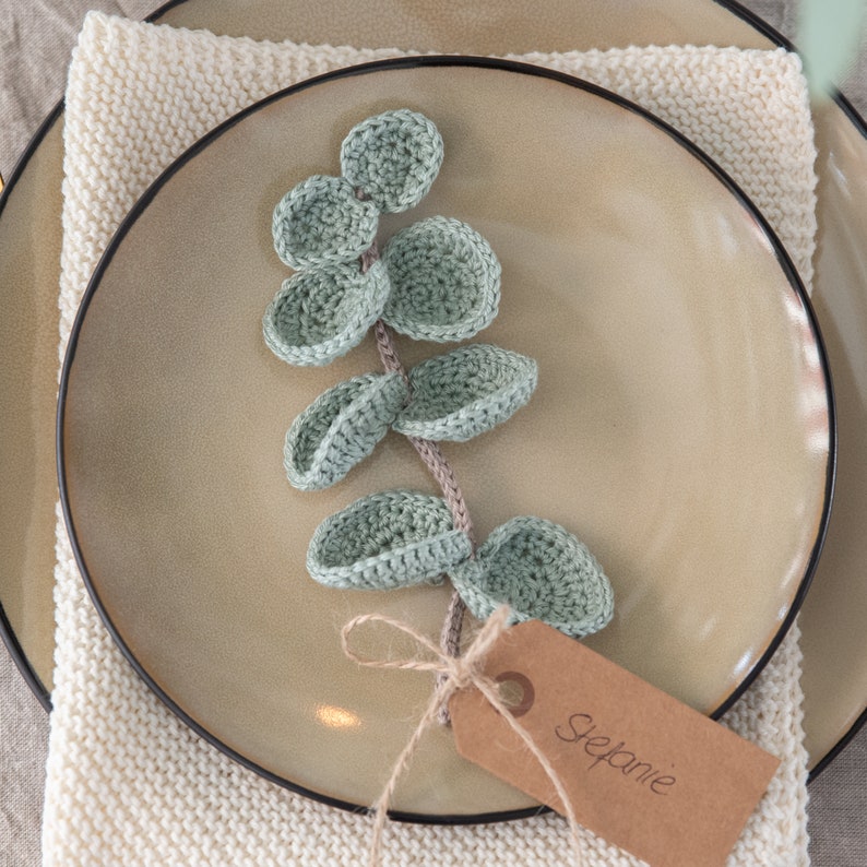Yarn and Colors Everlasting Eucalyptus Eucalyptus leaves Crochet