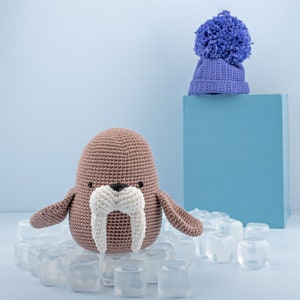 Yarn and Colors Crochet Amigurumi Pattern PDF Wally Walrus image 3