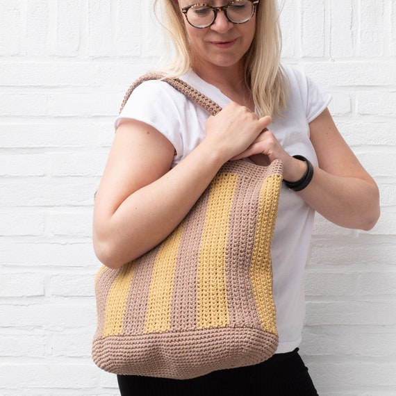 Sola Striped Straw Tote Handbag – Lolita Collective