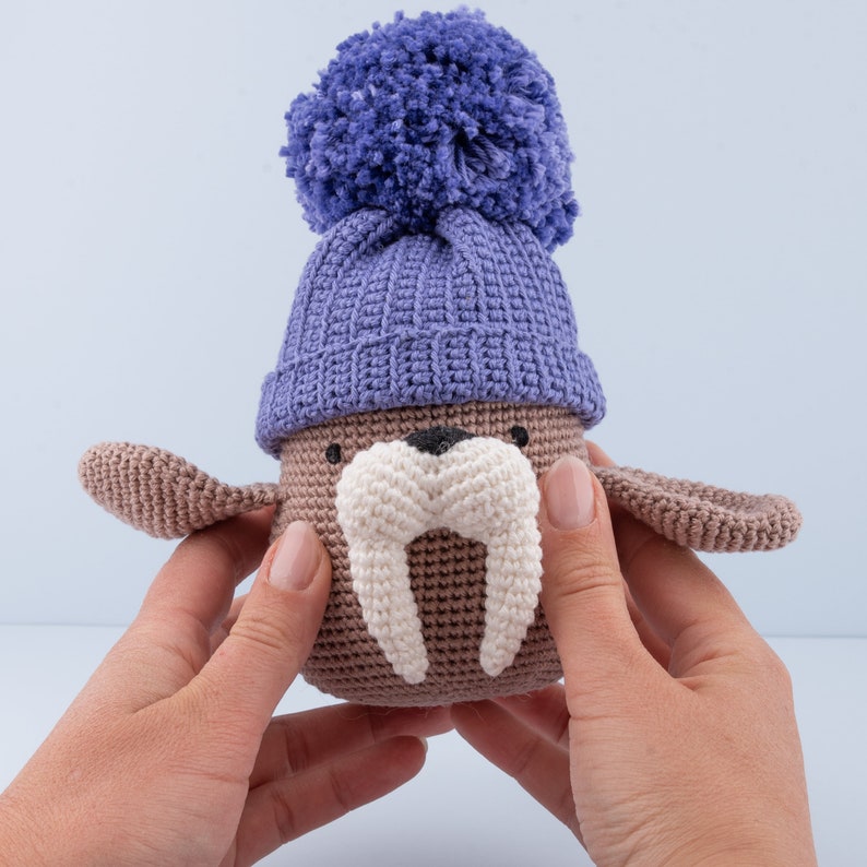 Yarn and Colors Crochet Amigurumi Pattern PDF Wally Walrus image 7