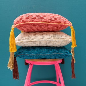 Yarn and Colors - Crochet Cushion Pattern PDF - Must-Have Cushion