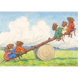 A gangorra - Cartão postal M Tempest