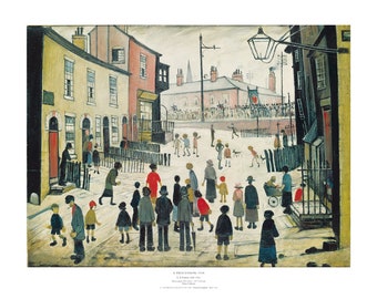 Eine Prozession - L S Lowry Medici Print