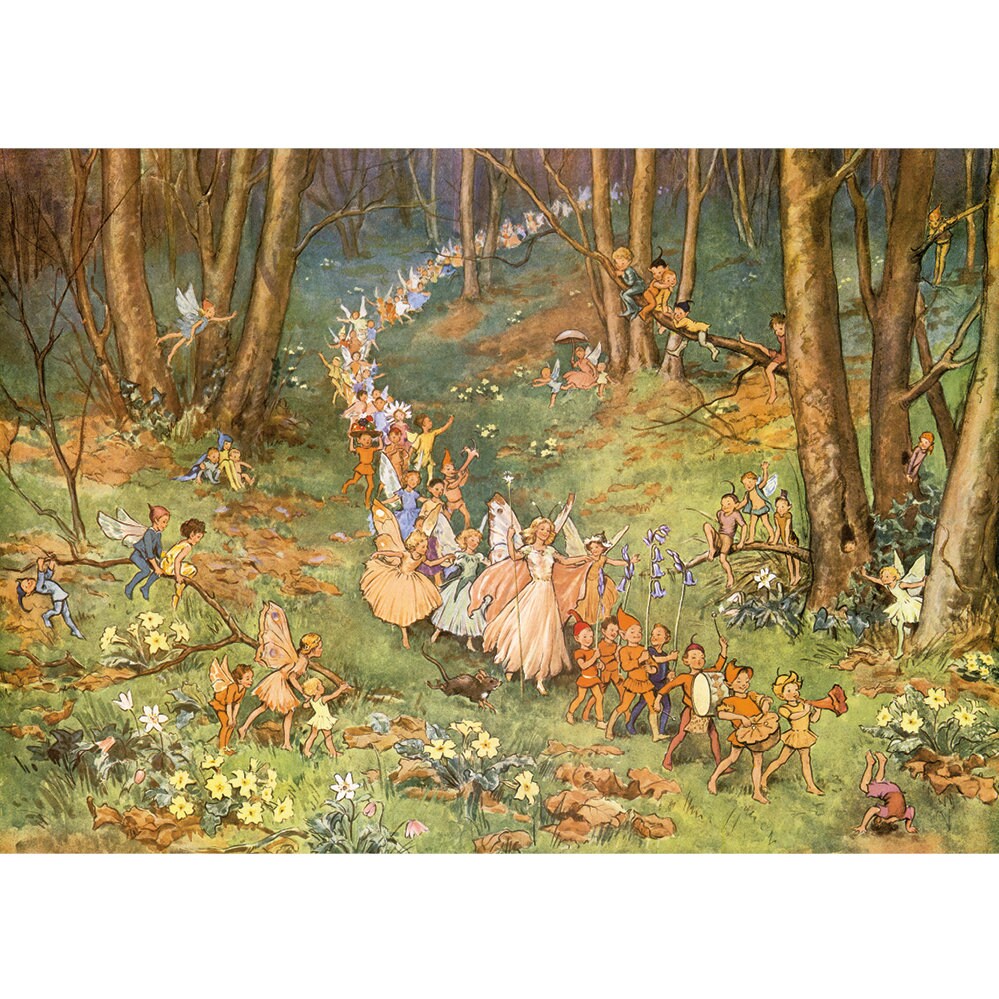 Ansichtkaart The Fairy Way - M W Tarrant