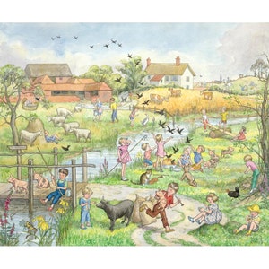 Granja de canciones infantiles - Impresión de Molly Brett Medici