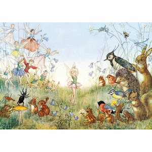 Blumenballett - Molly Brett Postkarte