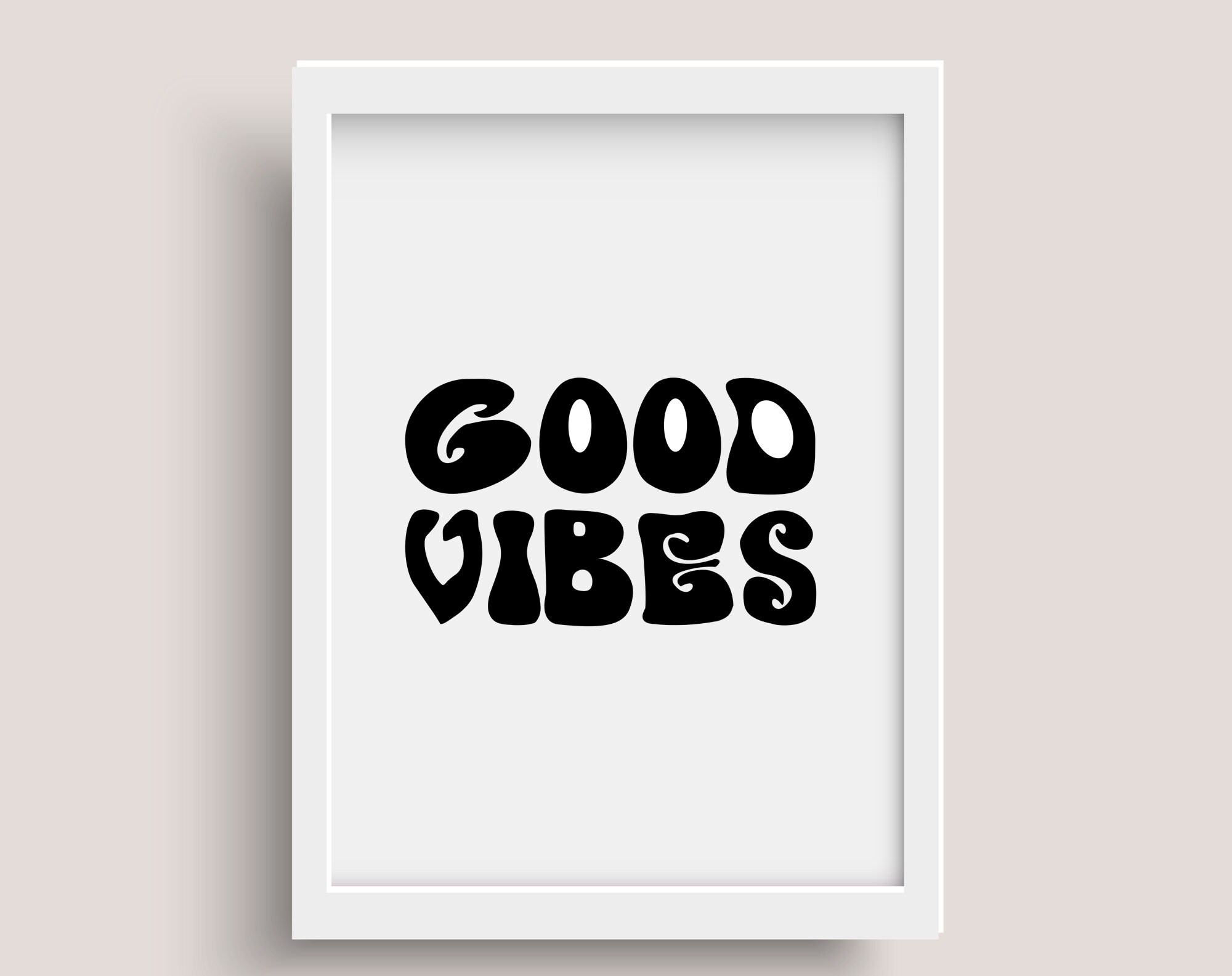 Good Vibes Printable Wall Art Positivity Printable Etsy