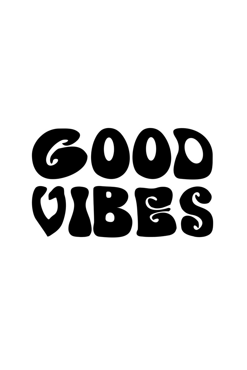 Good Vibes Printable Wall Art Positivity Printable | Etsy