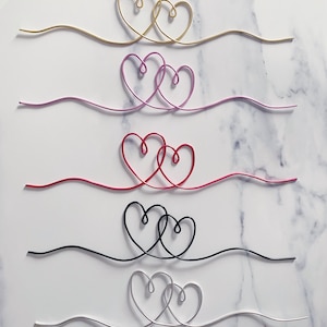 Wire Words | Wire Heart String | Home Decor |  Wire Wall Art | Wire Hearts