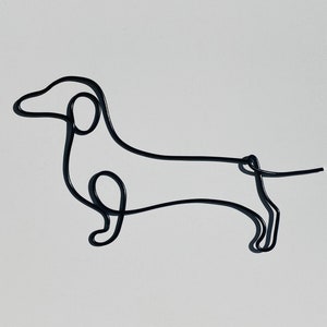 Wire Dachshund | Wire Words | Pet Gifts | Decor | Dog | Animal lover
