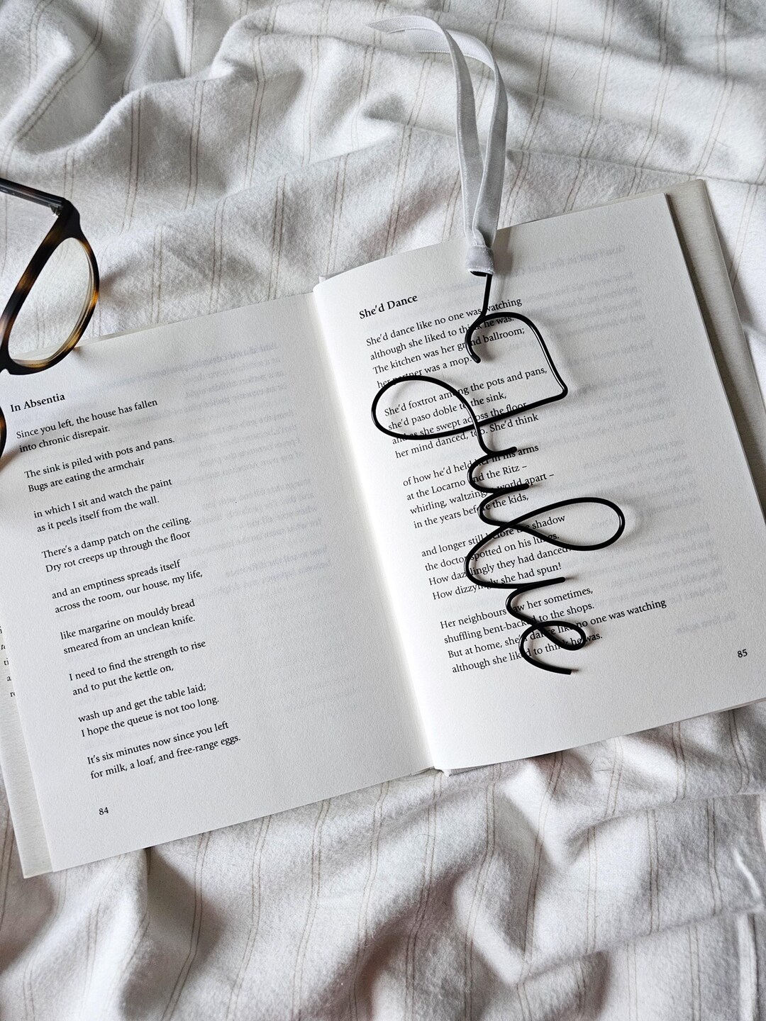 Wire Words Personalised Wire Bookmark Gift Idea Etsy UK