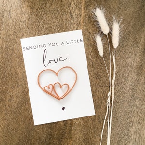 Invio di love heart card
