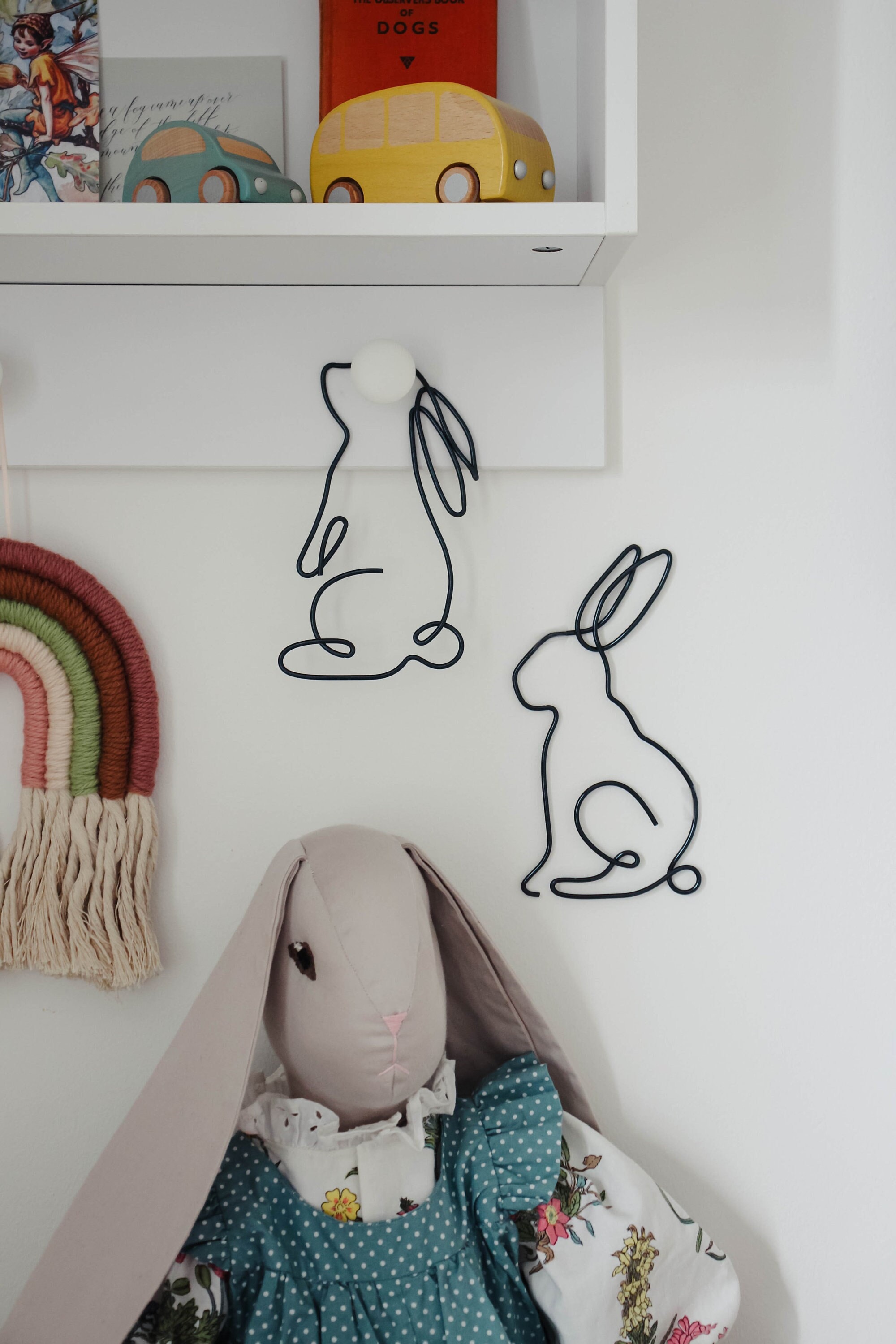 Wire Rabbits Wire Words Pet Gifts Decor Bunny Animal - Etsy