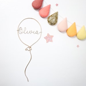 Wire Words | Personalised Wire Balloon | Bespoke Wall Words | Wire Wall Art | Wall Quotes & Sayings