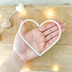 Wire Words | Wire Pearl Heart | Home Decor |  Wire Wall Art | Wire Hearts